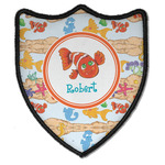 Under the Sea Iron On Shield Patch B w/ Name or Text