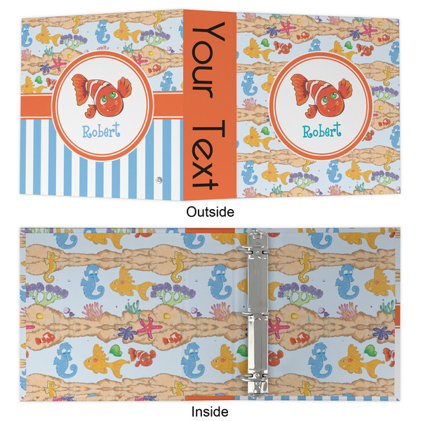 Under the Sea 3 Ring Binders - Full Wrap - 2" - APPROVAL