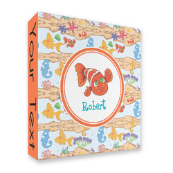 Under the Sea 3 Ring Binder - Full Wrap (Personalized)