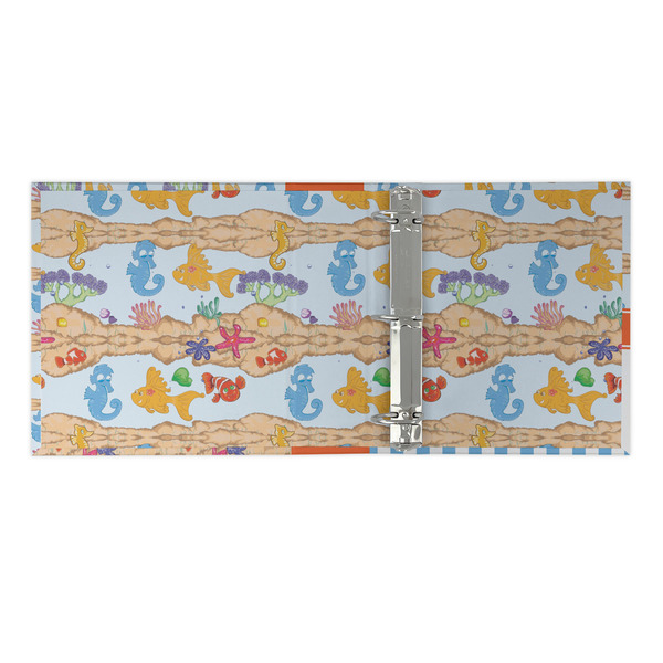 Under the Sea 3 Ring Binders - Full Wrap - 2" - OPEN INSIDE