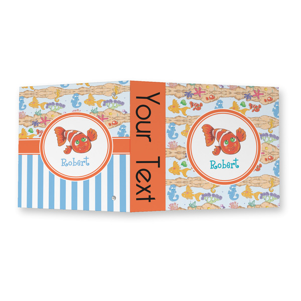 Under the Sea 3 Ring Binders - Full Wrap - 2" - OPEN OUTSIDE