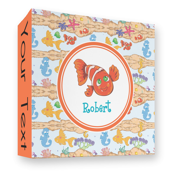 Custom Under the Sea 3 Ring Binder - Full Wrap - 3" (Personalized)