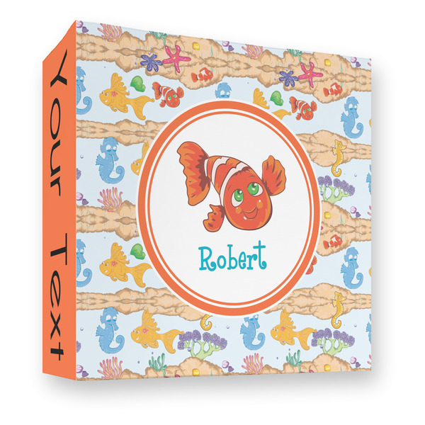 Under the Sea 3 Ring Binders - Full Wrap - 3" - FRONT