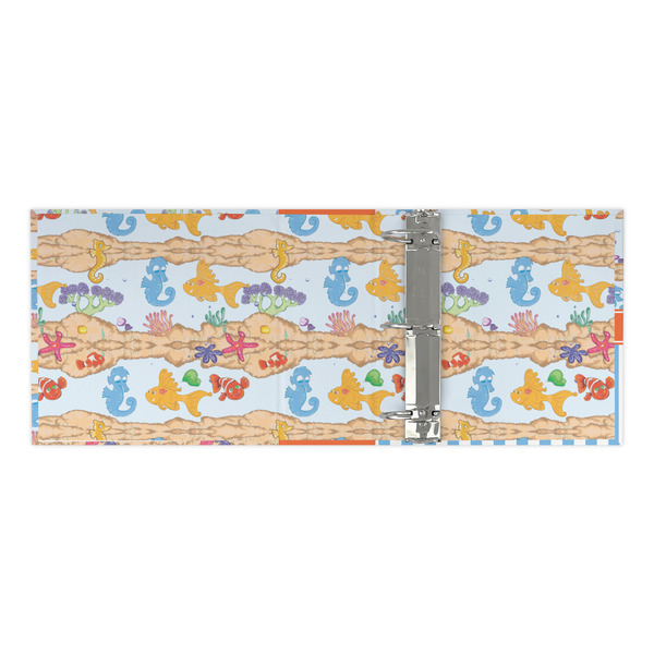 Under the Sea 3 Ring Binders - Full Wrap - 3" - OPEN INSIDE