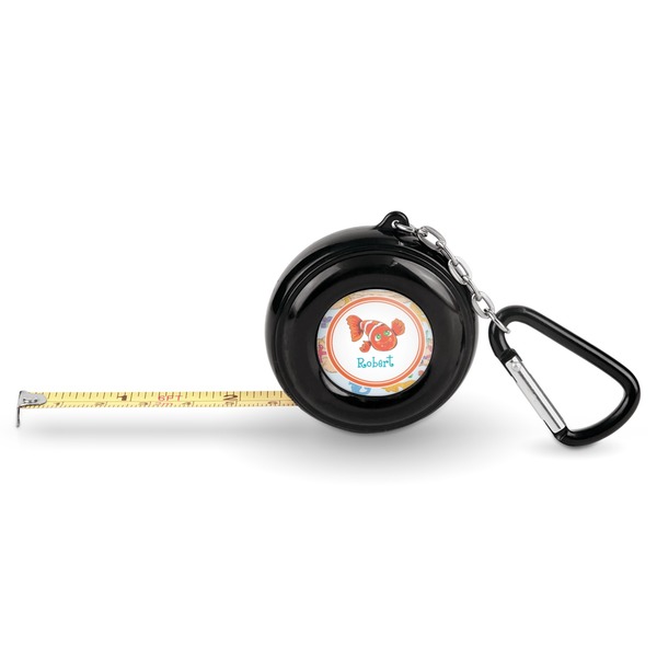 Custom Under the Sea Pocket Tape Measure - 6 Ft w/ Carabiner Clip (Personalized)