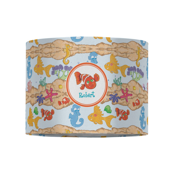 Under the Sea 8" Drum Lampshade - FRONT (Fabric)