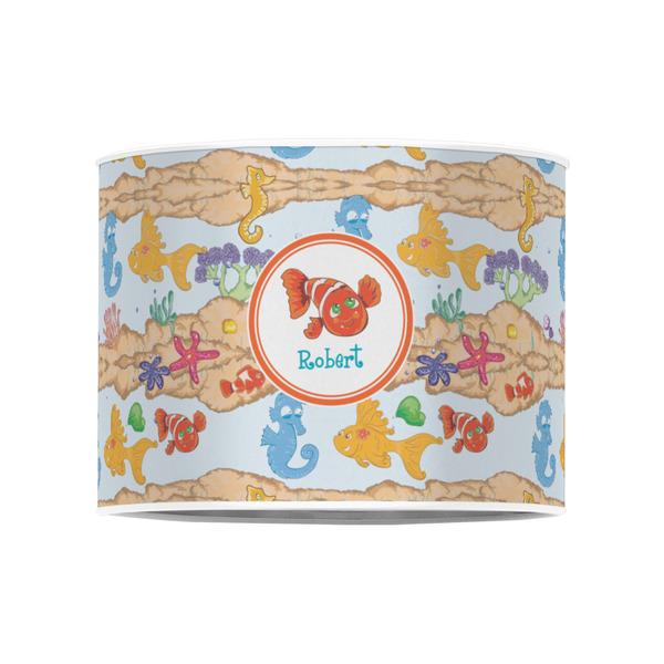 Under the Sea 8" Drum Lampshade - FRONT (Poly Film)