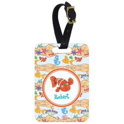 Under the Sea Metal Luggage Tag w/ Name or Text