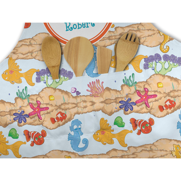 Under the Sea Apron - Pocket Detail with Props