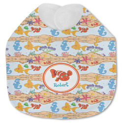 Under the Sea Jersey Knit Baby Bib w/ Name or Text