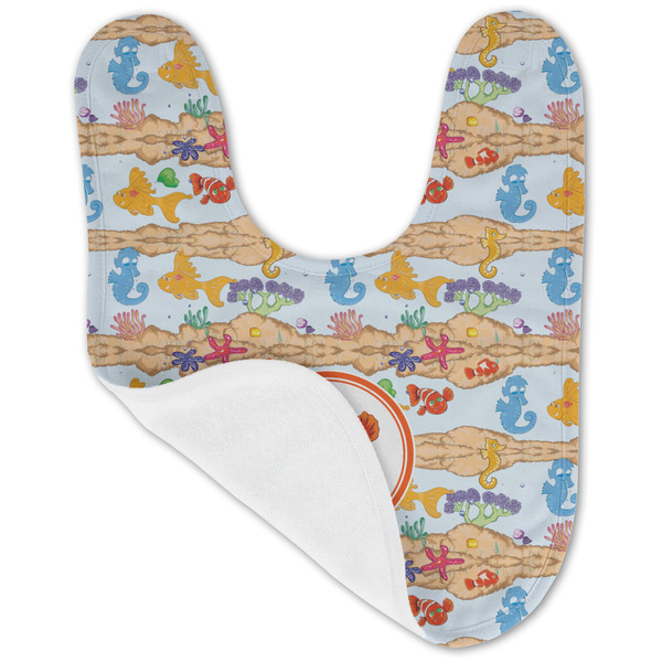 Under the Sea Baby Bib - AFT folded