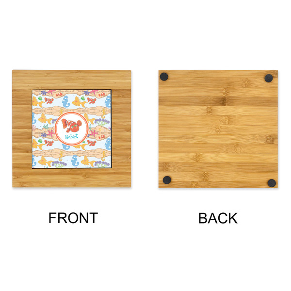 Under the Sea Bamboo Trivet with 6" Tile - APPROVAL
