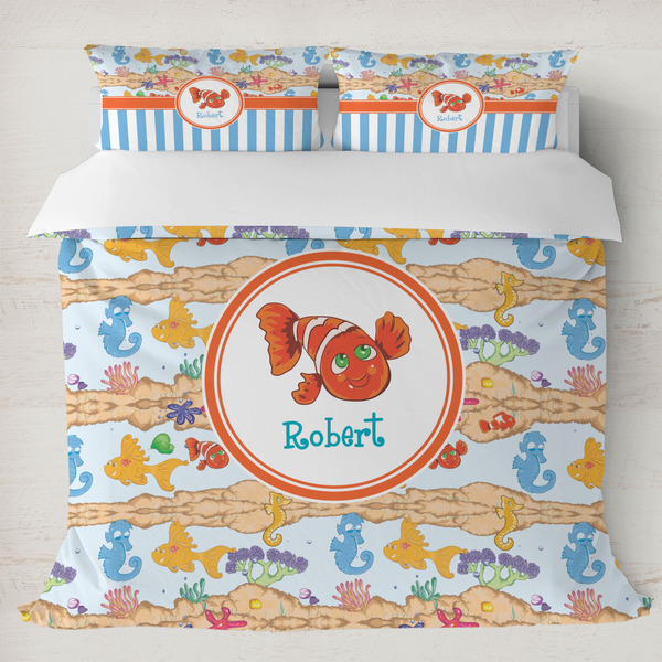 Custom Under the Sea Duvet Cover Set - King (Personalized)