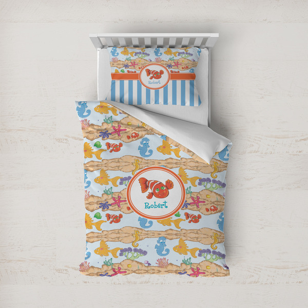 Custom Under the Sea Duvet Cover Set - Twin (Personalized)