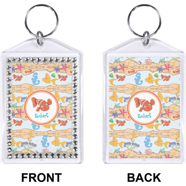 Under the Sea Bling Keychain (Front + Back)