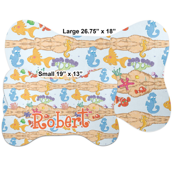 Under the Sea Bone Shaped Mat Comparison