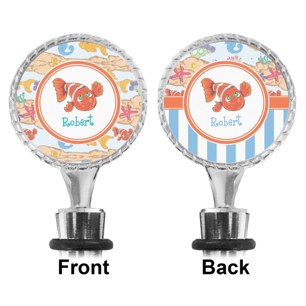 Under the Sea Bottle Stopper - Front and Back