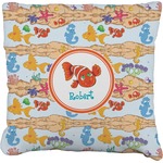 Under the Sea Faux-Linen Throw Pillow 16" (Personalized)