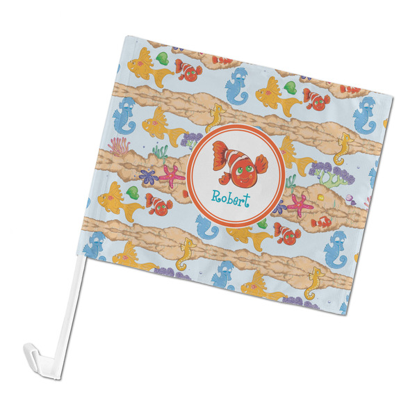 Custom Under the Sea Car Flag - Large (Personalized)