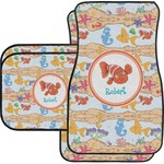 Under the Sea Car Floor Mats Set - 2 Front & 2 Back (Personalized)