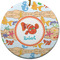 Under the Sea Round Ceramic Ornament w/ Name or Text