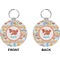 Under the Sea Circle Keychain (Front + Back)