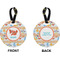 Under the Sea Circle Luggage Tag (Front + Back)
