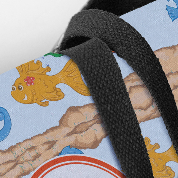 Under the Sea Closeup of Tote w/Black Handles