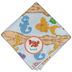 Under the Sea Cloth Dinner Napkin - Single w/ Name or Text