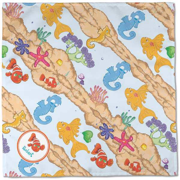 Under the Sea Cloth Napkins - Personalized Dinner (Full Open)
