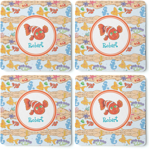 Under the Sea Coaster Rubber Back - Apvl