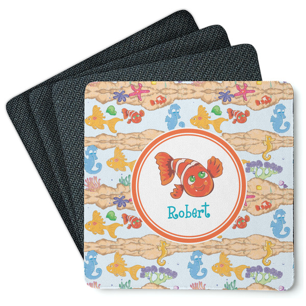 Under the Sea Coaster Rubber Back - Main