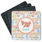 Under the Sea Square Rubber Backed Coasters - Set of 4 (Personalized)