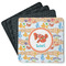 Under the Sea Square Rubber Backed Coasters - Set of 4 (Personalized)