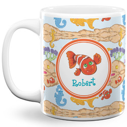 Under the Sea 11 Oz Coffee Mug - White (Personalized)