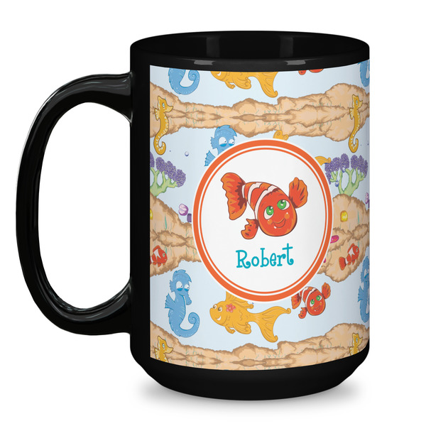 Under the Sea Coffee Mug - 15 oz - Black