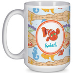 Under the Sea 15 Oz Coffee Mug - White (Personalized)
