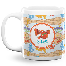 Under the Sea 20 Oz Coffee Mug - White (Personalized)