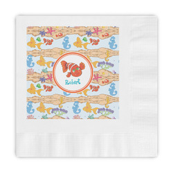 Under the Sea Embossed Decorative Napkins (Personalized)