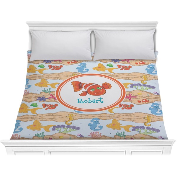 Custom Under the Sea Comforter - King (Personalized)