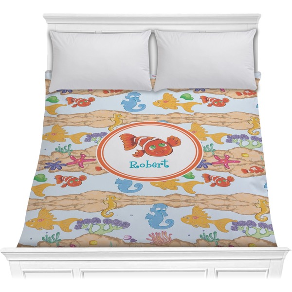 Custom Under the Sea Comforter - Full / Queen (Personalized)