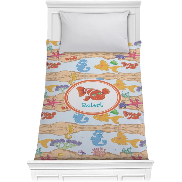 Custom Under the Sea Comforter - Twin (Personalized)