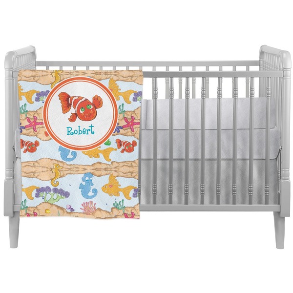 Custom Under the Sea Crib Comforter / Quilt (Personalized)