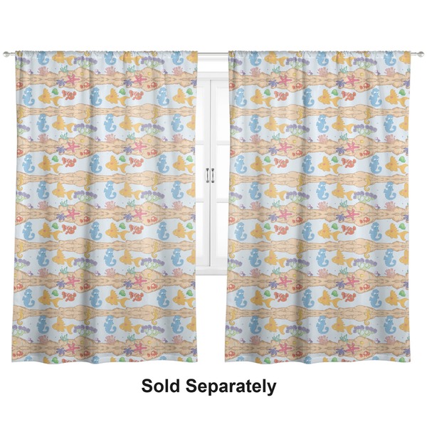 Custom Under the Sea Curtain Panel - Custom Size