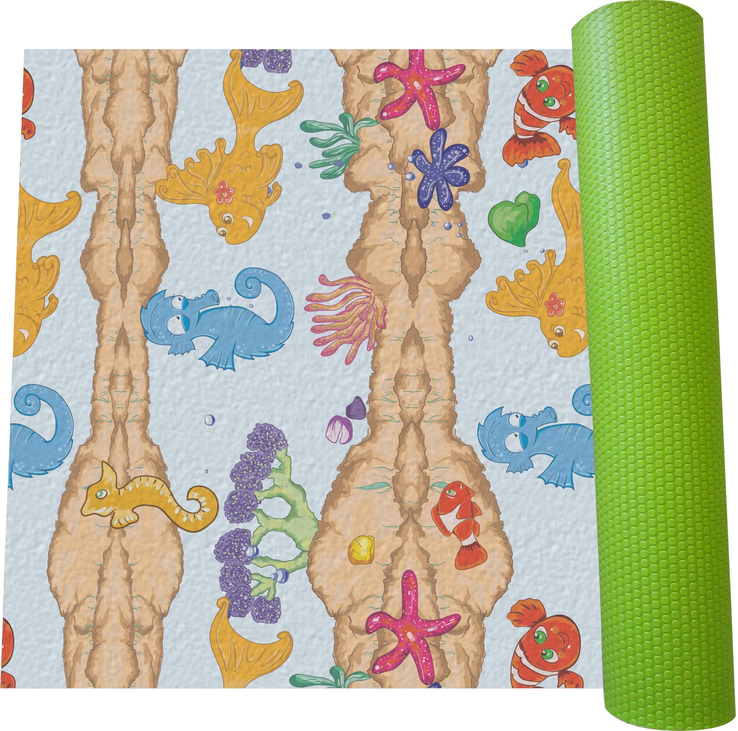 Under the Sea Yoga Mat (Personalized) YouCustomizeIt