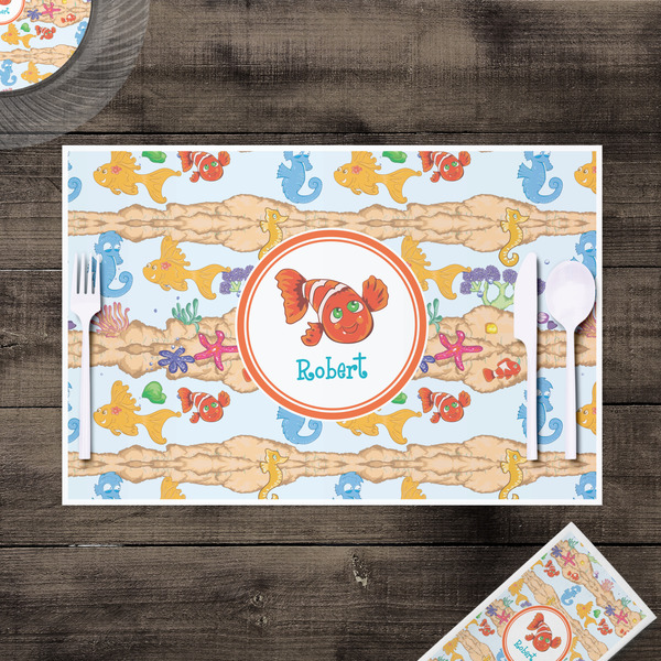 Under the Sea Disposable Paper Placemat - In Context