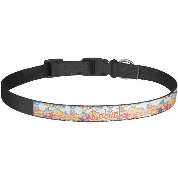 Custom Under the Sea Dog Collar - Large (Personalized)
