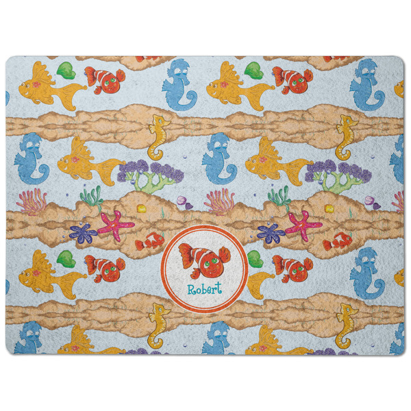 Under the Sea Dog Food Mat - Medium without bowls