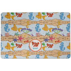 Under the Sea Dog Food Mat w/ Name or Text