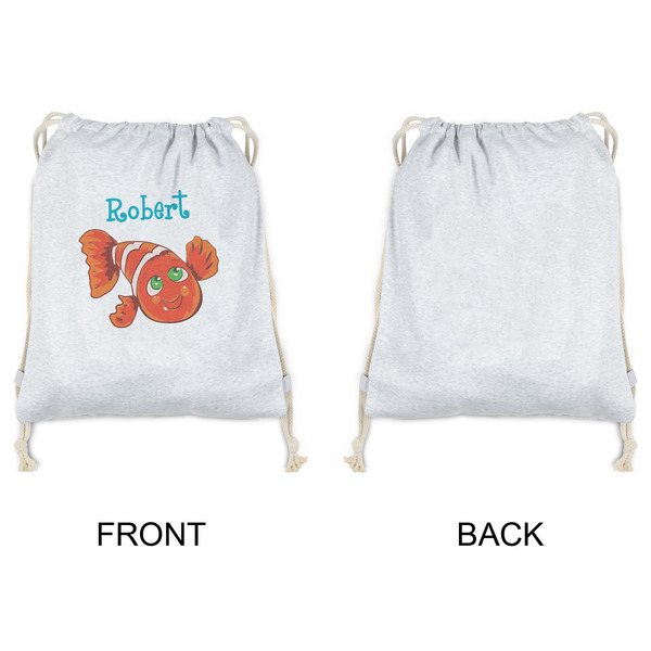 Under the Sea Drawstring Backpacks - Sweatshirt Fleece - Single Sided - APPROVAL